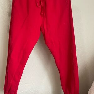 TNA ComfyAF Red joggers